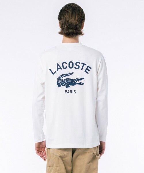 LACOSTE / ラコステ Tシャツ | オーバーサイズ PARISロゴ ヘビーウェイト 長袖Tシャツ / ロンT | 詳細14