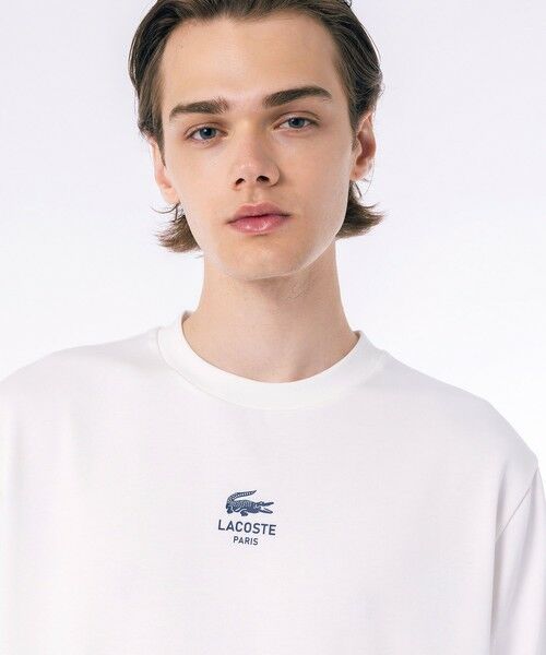 LACOSTE / ラコステ Tシャツ | オーバーサイズ PARISロゴ ヘビーウェイト 長袖Tシャツ / ロンT | 詳細15