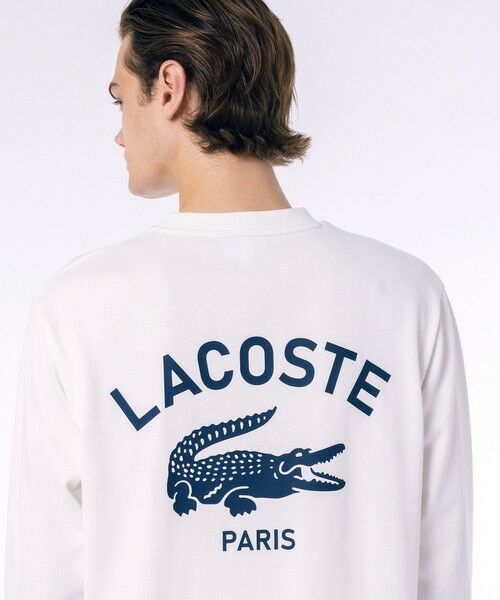 LACOSTE / ラコステ Tシャツ | オーバーサイズ PARISロゴ ヘビーウェイト 長袖Tシャツ / ロンT | 詳細17