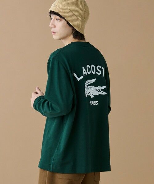 LACOSTE / ラコステ Tシャツ | オーバーサイズ PARISロゴ ヘビーウェイト 長袖Tシャツ / ロンT | 詳細18