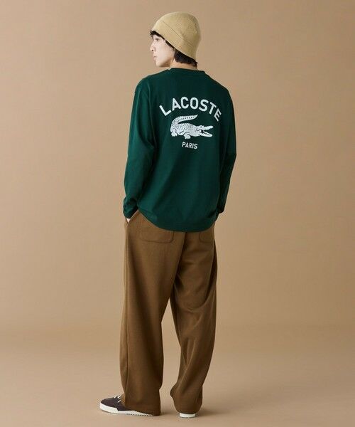 LACOSTE / ラコステ Tシャツ | オーバーサイズ PARISロゴ ヘビーウェイト 長袖Tシャツ / ロンT | 詳細20