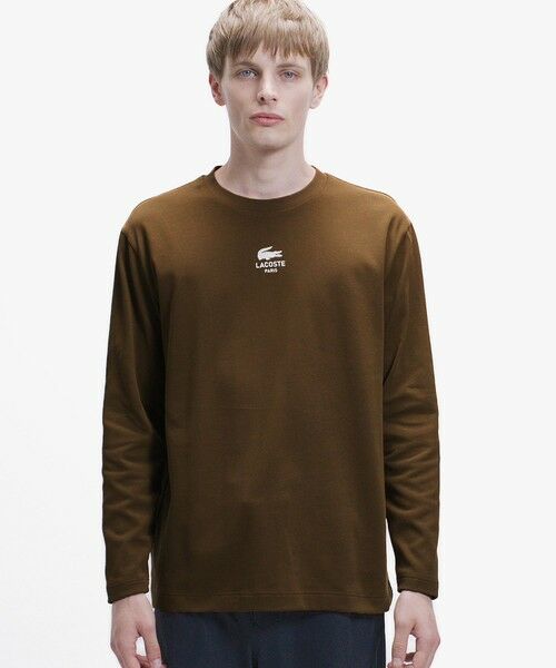 LACOSTE / ラコステ Tシャツ | オーバーサイズ PARISロゴ ヘビーウェイト 長袖Tシャツ / ロンT | 詳細22