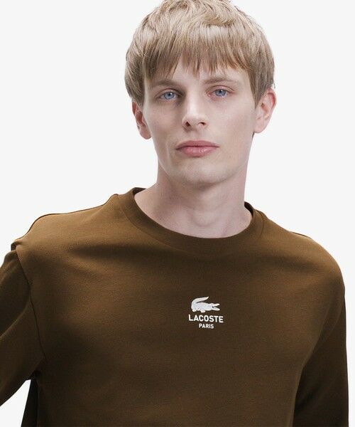 LACOSTE / ラコステ Tシャツ | オーバーサイズ PARISロゴ ヘビーウェイト 長袖Tシャツ / ロンT | 詳細23