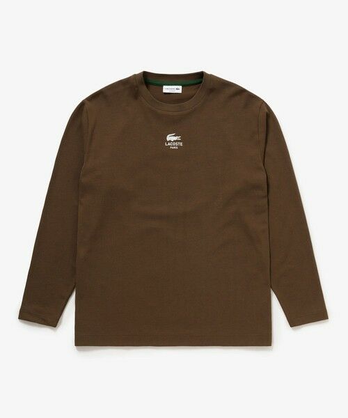 LACOSTE / ラコステ Tシャツ | オーバーサイズ PARISロゴ ヘビーウェイト 長袖Tシャツ / ロンT | 詳細24