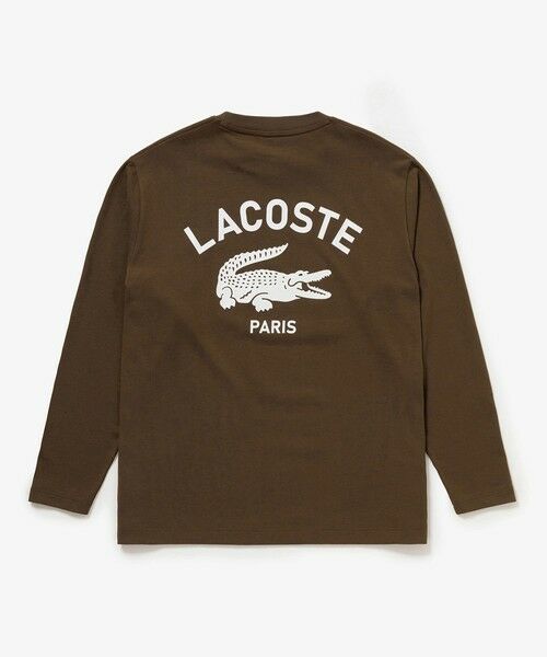 LACOSTE / ラコステ Tシャツ | オーバーサイズ PARISロゴ ヘビーウェイト 長袖Tシャツ / ロンT | 詳細27