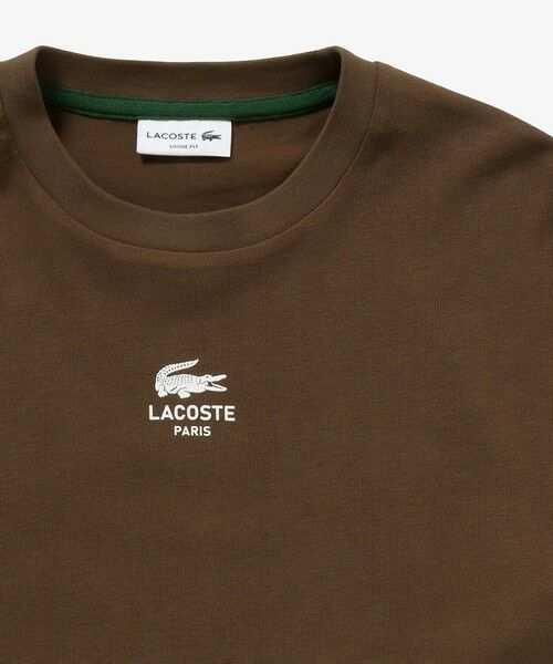 LACOSTE / ラコステ Tシャツ | オーバーサイズ PARISロゴ ヘビーウェイト 長袖Tシャツ / ロンT | 詳細28