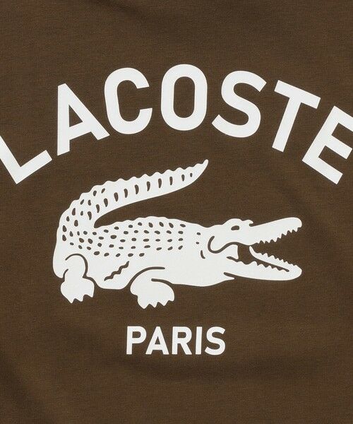 LACOSTE / ラコステ Tシャツ | オーバーサイズ PARISロゴ ヘビーウェイト 長袖Tシャツ / ロンT | 詳細30