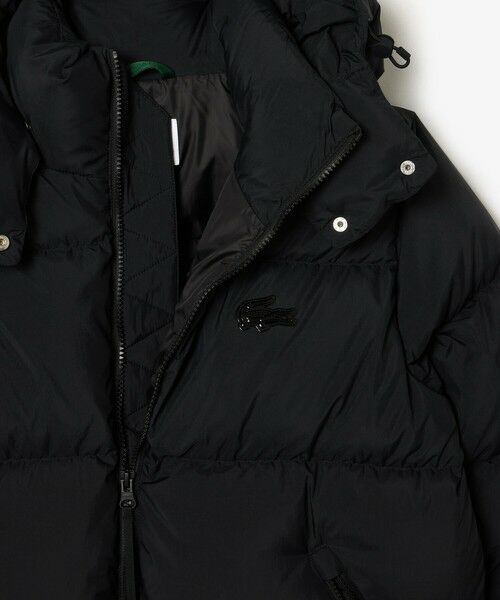 LACOSTE / ラコステ ダウンジャケット・ベスト | ウィメンズ ボリュームハイネック ナイロンショート ダックダウンジャケット / フード取り外し可 | 詳細7