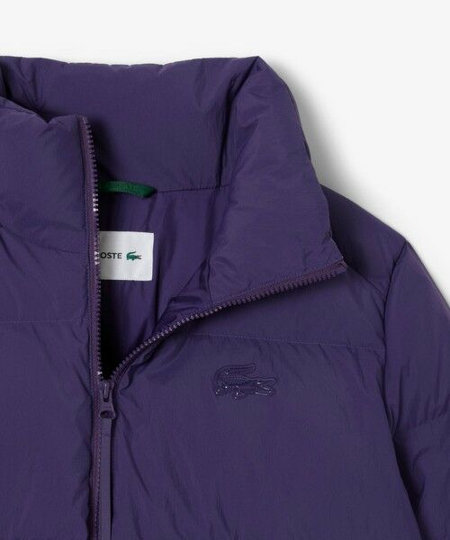 ラコステ　ネイビーフード付きコート 極美品！ LACOSTE チェスターコート ネイビー FR50 Lサイズ