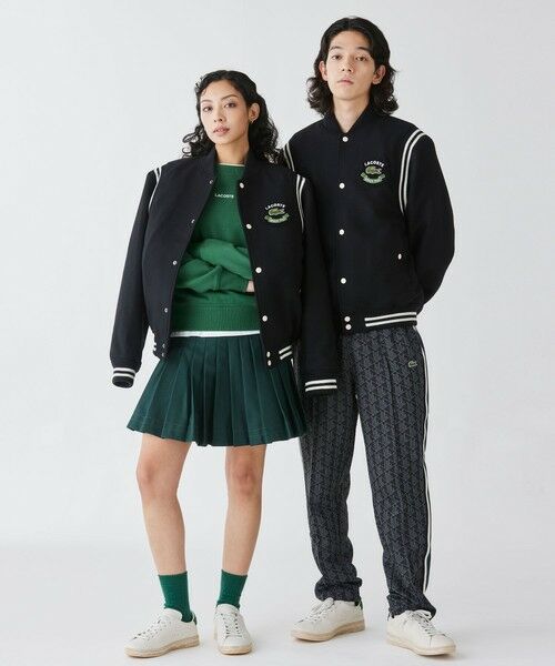 LACOSTE / ラコステ ブルゾン | ウールバーシティジャケット / ウールスタジャン 中綿ブルゾン | 詳細20