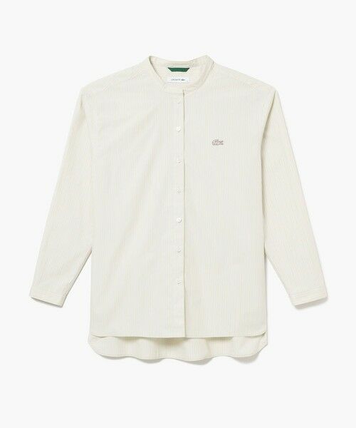 LACOSTE / ラコステ シャツ・ブラウス | マルチストライプバンドカラーシャツ / ストライプシャツ | 詳細3