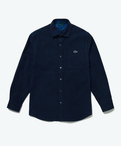 LACOSTE / ラコステ シャツ・ブラウス | 無地 フラワーカモフラ柄 リバーシブルレギュラーカラーシャツ | 詳細11