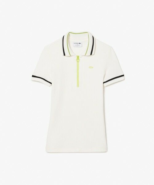 LACOSTE / ラコステ ポロシャツ | ワッフルピケジップポロシャツ | 詳細3