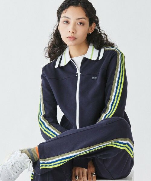 LACOSTE / ラコステ その他トップス | ショルダーニットテーピング ショートトラックジャケット | 詳細11