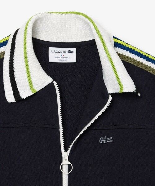 LACOSTE / ラコステ その他トップス | ショルダーニットテーピング ショートトラックジャケット | 詳細4