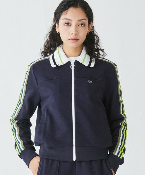 LACOSTE / ラコステ その他トップス | ショルダーニットテーピング ショートトラックジャケット | 詳細8