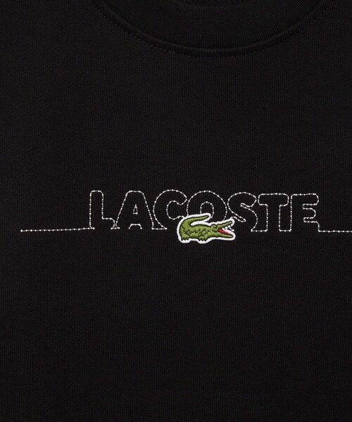 LACOSTE / ラコステ スウェット | フランスメイドブランドネームロゴステッチスウェット | 詳細5