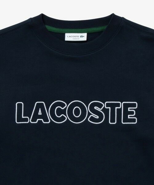 LACOSTE / ラコステ スウェット | アウトラインネームステッチクルーネックスウェット | 詳細7