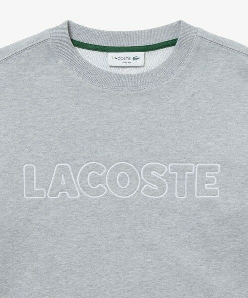 LACOSTE / ラコステ スウェット | アウトラインネームステッチクルーネックスウェット | 詳細14