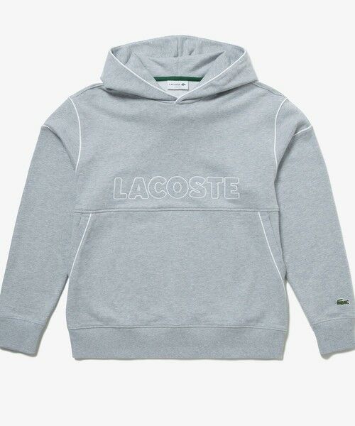 LACOSTE / ラコステ パーカー | アウトラインネームステッチスウェットフーディー / 裏パイルスウェットパーカー | 詳細8