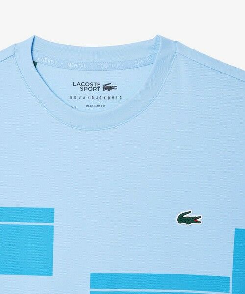 LACOSTE / ラコステ Tシャツ | UPF50＋ UVカット 『ノバク・ジョコビッチ』コートプリント ウルトラドライ 半袖Tシャツ | 詳細18