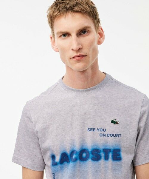 LACOSTE / ラコステ Tシャツ | 『ダニール・メドベージェフ』ネームグラフィックTシャツ | 詳細14