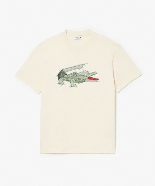 LACOSTE / ラコステ Tシャツ | グラフィカルワニロゴステッチTシャツ | 詳細3