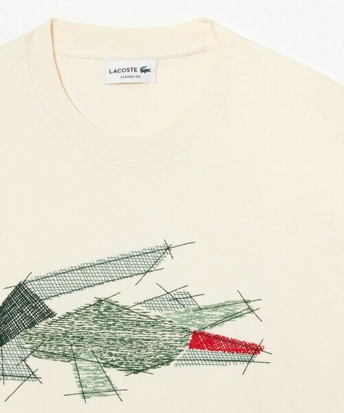 LACOSTE / ラコステ Tシャツ | グラフィカルワニロゴステッチTシャツ | 詳細4