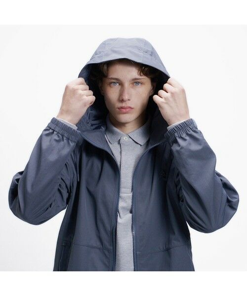 LACOSTE / ラコステ ナイロンジャケット | 撥水防風 ドロストコード フーデッド ナイロンブルゾン / マウンテンパーカー | 詳細22
