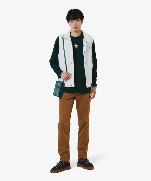 LACOSTE / ラコステ ダウンジャケット・ベスト | RDS認証ダウン 耐水透湿 ハイネック ジップアップ ピケダウンベスト | 詳細9