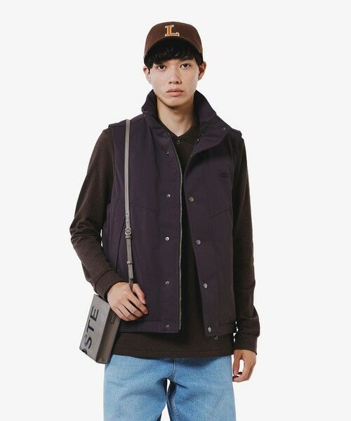 新品未使用 LACOSTE ラコステ リバーシブル ダウンベスト グレー 36 新品未使用 LACOSTE ラコステ リバーシブル ダウンベスト グレー