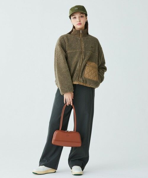 LACOSTE ダークブラウン ショルダーバッグ LA021AW16708_fw_thumbM.jpg