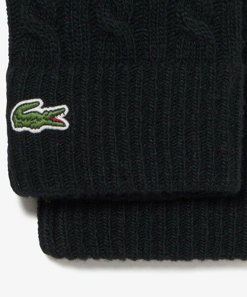 LACOSTE / ラコステ 手袋 | ケーブルニットグローブ | 詳細1