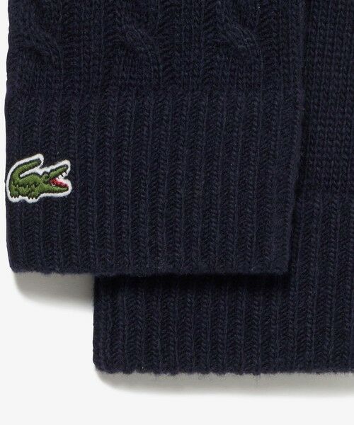 LACOSTE / ラコステ 手袋 | ケーブルニットグローブ | 詳細4