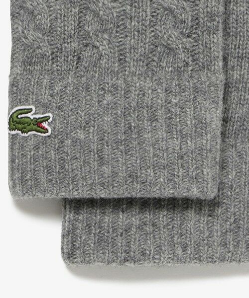 LACOSTE / ラコステ 手袋 | ケーブルニットグローブ | 詳細12