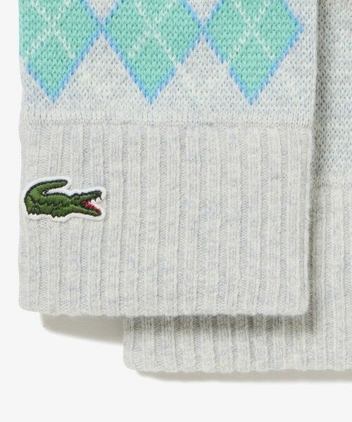 LACOSTE / ラコステ 手袋 | フレッシュカラーアーガイルニットグローブ | 詳細1