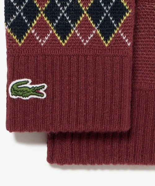 LACOSTE / ラコステ 手袋 | フレッシュカラーアーガイルニットグローブ | 詳細4