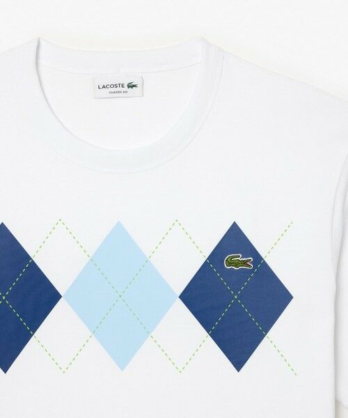 LACOSTE / ラコステ Tシャツ | アーガイルプリントTシャツ | 詳細4