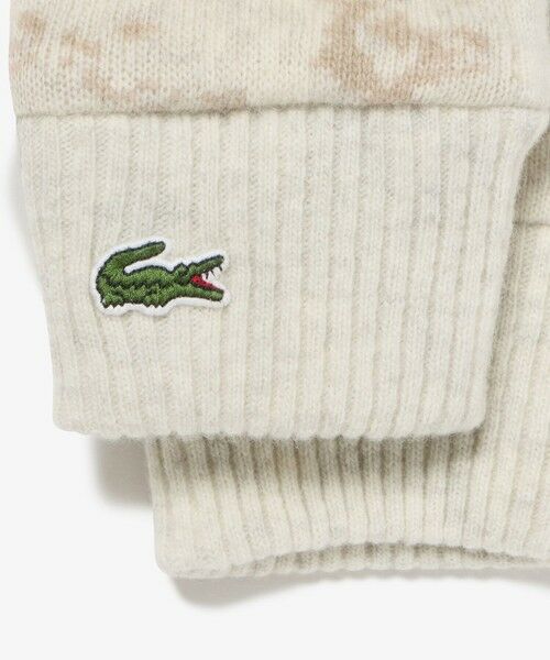 LACOSTE / ラコステ 手袋 | フラワージャカードニットグローブ | 詳細1