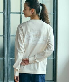 LACOSTE / ラコステ Tシャツ | 【オンライン限定】LACOSTE オーバーサイズ バックプリント ロングスリーブTシャツ
