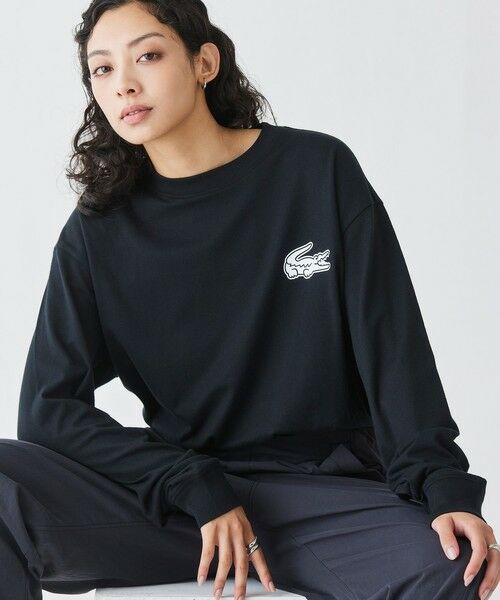 LACOSTE / ラコステ Tシャツ | 【オンライン限定】LACOSTE オーバーサイズ バックプリント ロングスリーブTシャツ | 詳細8