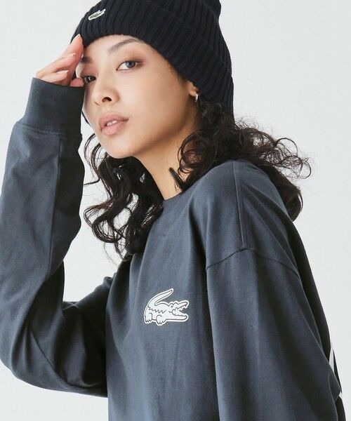 LACOSTE / ラコステ Tシャツ | 【オンライン限定】LACOSTE オーバーサイズ バックプリント ロングスリーブTシャツ | 詳細20