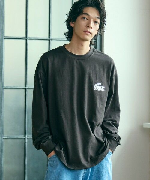 LACOSTE / ラコステ Tシャツ | 【オンライン限定】LACOSTE オーバーサイズ バックプリント ロングスリーブTシャツ | 詳細12