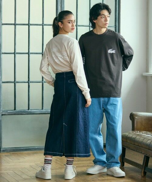 LACOSTE / ラコステ Tシャツ | 【オンライン限定】LACOSTE オーバーサイズ バックプリント ロングスリーブTシャツ | 詳細13