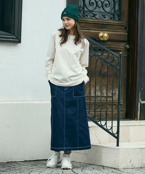 LACOSTE / ラコステ Tシャツ | 【オンライン限定】LACOSTE オーバーサイズ バックプリント ロングスリーブTシャツ | 詳細16