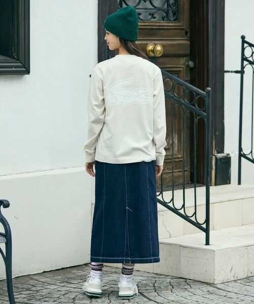 LACOSTE / ラコステ Tシャツ | 【オンライン限定】LACOSTE オーバーサイズ バックプリント ロングスリーブTシャツ | 詳細18