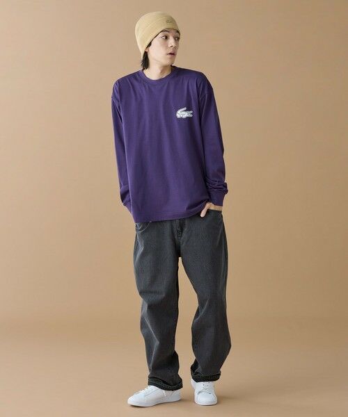 LACOSTE / ラコステ Tシャツ | 【オンライン限定】LACOSTE オーバーサイズ バックプリント ロングスリーブTシャツ | 詳細20