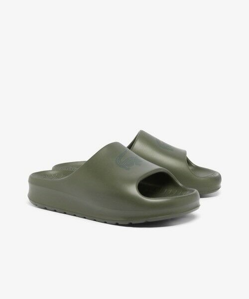 LACOSTE/ラコステ レディース SERVE SLIDE 2.0 125 2 CFA カーキ 25.0cm LACOSTE/ラコステ レディース SERVE SLIDE 2.0 125 2 CFA カーキ 25.0cm