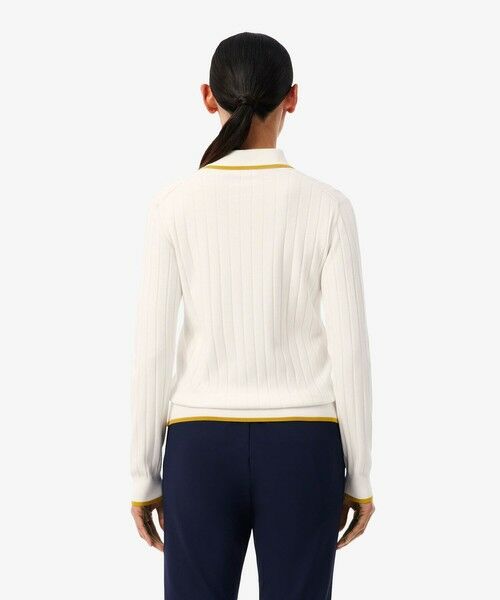 LACOSTE / ラコステ ポロシャツ | ハイストレッチ バイカラーポロカラーゴルフニットセーター | 詳細13