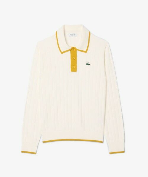 LACOSTE / ラコステ ポロシャツ | ハイストレッチ バイカラーポロカラーゴルフニットセーター | 詳細14